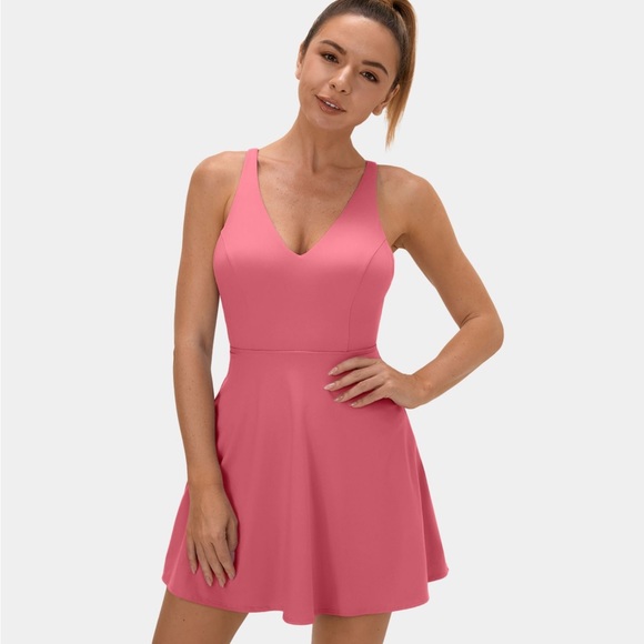 HALARA - NWT 2-Piece Dress w/ Crisscross Back & Made w/ Cloudful™ Fabric - Picture 2 of 13